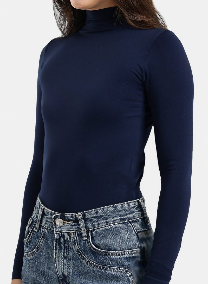 Carina Slim Fit High-Neck Top - Image 4